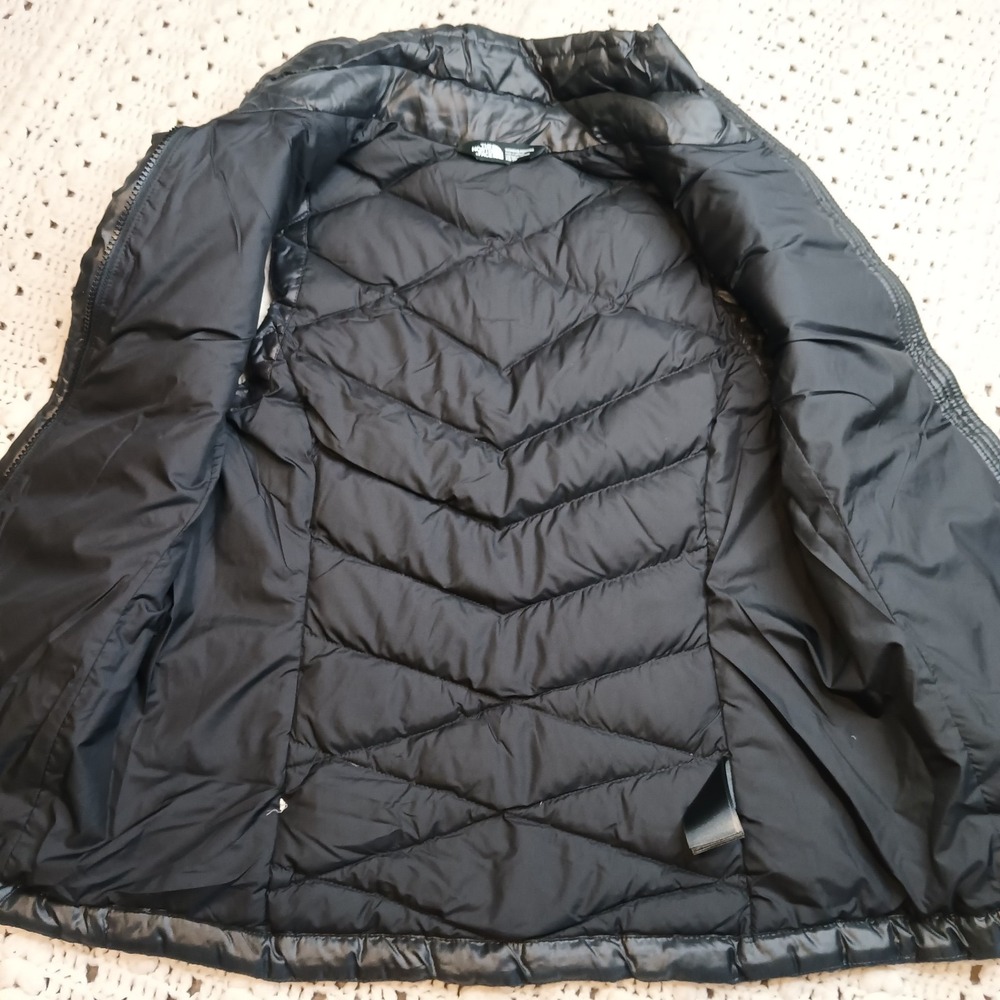 The North Face 550 Goose‎ Down Pink Ribbon Womens XS Vest Quilted Outdoor Cancer - Picture 13 of 13